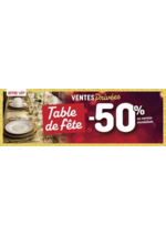 Prospectus Gifi : Table de fête -50 %