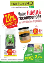 Prospectus NaturéO : Votre fidélité récompensée sur une sélection de produits