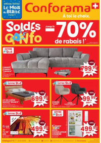 Prospectus Conforama San Antonino - Cadenazzo : Conforama reklamblad - FR