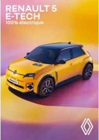 RENAULT 5 E-TECH 100% électrique Prospectus Renault : RENAULT 5 E-TECH 100% électrique