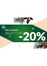 Promos et remises  : 20% de réduction sur les articles sélectionnés.