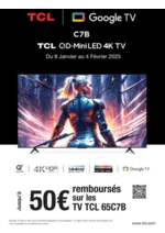 Promos et remises  : TCL TV 65C7B