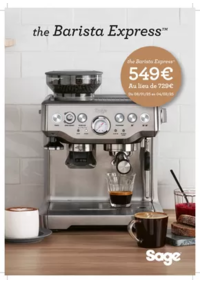 Prospectus BeDigital Laon : SAGE PROMO THE BARISTA EXPRESS