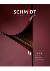 Prospectus Cuisines Schmidt CHARMEIL : SCHMIDT 2025