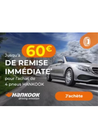 Prospectus Euromaster Le neubourg : Jusqu'à 60€ de remise immédiate* pour l'achat de 4 pneus HANKOOK