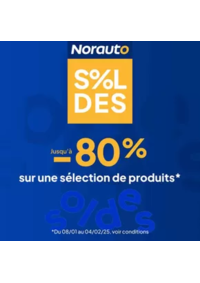 Prospectus Norauto CHATEAUBRIANT : Jusqu'à -80% de remise sur une sélection de produits