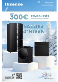 Prospectus Boulanger Libourne : OFFRE Hisense : jusqu'à 300€ remboursés !