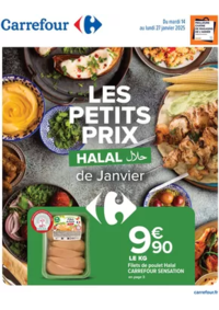 Prospectus Carrefour VENETTE : LES PETITS PRIX HALAL DE JANVIER