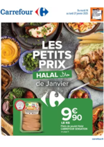 Prospectus Carrefour : LES PETITS PRIX HALAL DE JANVIER