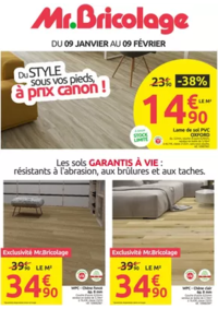 Prospectus Mr Bricolage BRAY SUR SEINE : Du STYLE sous vos pieds, à prix canon !