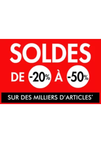 Prospectus Gemo ST YRIEIX LA PERCHE : Soldes de -20% à -50%