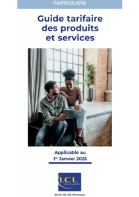 Prospectus LCL le crédit Lyonnais EGLETONS : Guide tarifaire