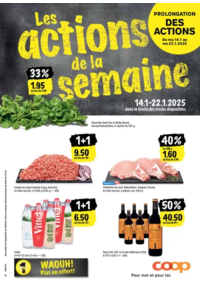 Prospectus Coop Supermarché Anzère : Coop reklamblad