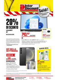 Prospectus Inter Discount Bern - Aarbergergasse  : Interdiscount reklamblad IT