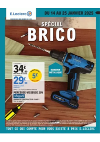 Prospectus Brico E.Leclerc LESPARRE MEDOC : Spécial Bricolage