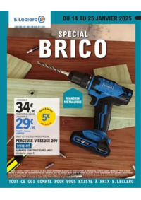 Prospectus Brico E.Leclerc RIVIERES / LA ROCHEFOUCAULD : Spécial Bricolage