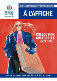 Prospectus Espace culturel E.Leclerc DIZY : SELECTION HIVER