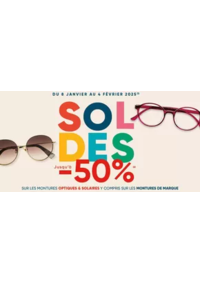 Prospectus Les opticiens mutualistes SAINT-JEAN DE MAURIENNE : Soldes jusqu'à - 50%