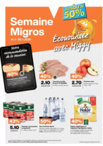 Prospectus Migros Supermarché : Exklusivi Deals und Schnäppchen