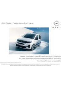 Prospectus Distributeur OPEL ALAIN DURIEUX SARL FOURNEAUX : Opel Nouveau Combo Life Electric