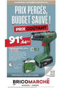 Prospectus Bricomarché GUER : Bricomarché Prix percés, budget sauvé !