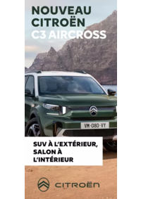 Prospectus Citroen WISSEMBOURG : Citroën Nouveau ë-C3 Aircross C-BOOK