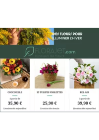 Prospectus Florajet Aulnay-sous-Bois - Av Anatole France : Les bouquets de fleurs en livraison