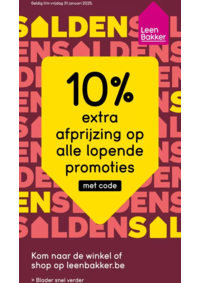 Prospectus Leen Bakker HANNUT : 10% Extra