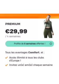 Prospectus Basic-Fit Calais Boulevard de l'Egalité : Profite de 6 semaines offertes