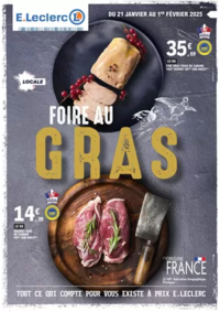 Prospectus E.Leclerc JONZAC : FOIRE AU GRAS 1