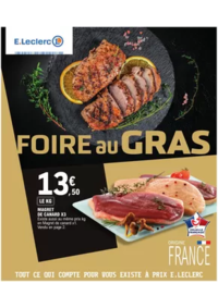 Prospectus E.Leclerc MONTAYRAL : FOIRE AU GRAS N°1