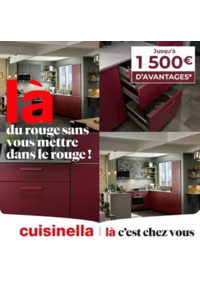 Prospectus cuisinella FRESNES : Vous allez tomber red : jusqu’au 31 janvier, profitez de nos offres jusqu'à 1 500€ d’avantages