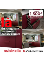 Prospectus cuisinella : Vous allez tomber red : jusqu’au 31 janvier, profitez de nos offres jusqu'à 1 500€ d’avantages