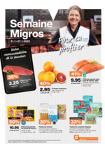 Prospectus Migros Supermarché : Tolle Rabatt uf usgwählte Produkt