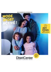 Prospectus distri-center Orthez : Mode sport activé !