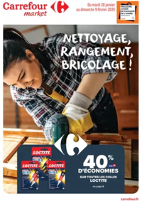 Prospectus Carrefour Market Valence sur Baïse : BRICOLAGE, NETTOYAGE, RANGEMENT !