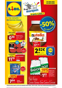 Prospectus Lidl SAINT LEGER DES VIGNES : Retrouvez des promotions exceptionnelles sur une large sélection de produits!