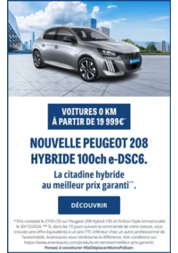 Prospectus Aramis Montpellier : Nouvelle Peugeot 208 hybride