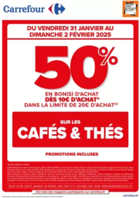 Prospectus Carrefour SAINT HERBLAIN : OPERATION BON D’ACHAT SUR LES CAFES & THES