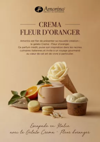 Prospectus Amorino Lyon : CREMA FLEUR D'ORANGER