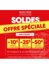 Prospectus Pacific Pêche ANGOULEME - CHAMPNIERS   : Offre spéciale derniers jours des soldes