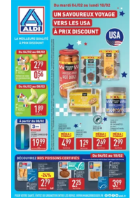 Prospectus Aldi : UN SAVOUREUX VOYAGE VERS LES USA À PRIX DISCOUNT