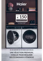 Prospectus Connexion : Jusqu'à 150€ remboursés sur une sélection Premium HAIER