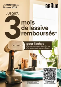 Prospectus Copra AIGURANDE : Braun vous rembourse jusqu'à 3 mois de lessive