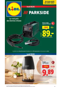 Prospectus Lidl VERNEUIL SUR AVRE : Nouvel arrivage Parkside chez Lidl! Faites le plein de bonnes affaires.