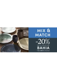 Prospectus Guy Degrenne CAEN 94 Rue Saint-Pierre : Jusqu'au 4 mars profitez de -20% sur les collections BAHIA et GOURMETS à partir de 250€ d'achats sur