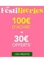 Promos et remises  : Les Festiliteries