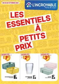 Prospectus L'incroyable JOUY-AUX-ARCHES : Les essentiels à petits prix