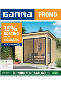 Prospectus GAMMA MEERBEKE-NINOVE : Tuinhuizen Catalogus!