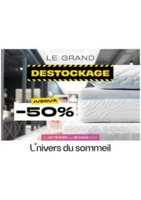 Prospectus L'univers du sommeil ALES : Destockage Jusqu'à -50%